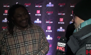 Marshawn Lynch Super Bowl Party Interview