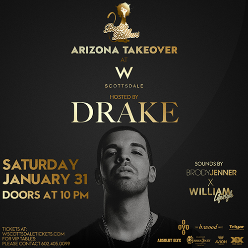 Drake 2015 Arizona Super Bowl Party W Scottsdale