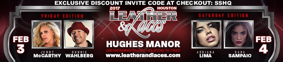 Leather & Laces Super Bowl Party Houston 2017 Tickets Adriana Lima Sara Sampaio Donnie Wahlberg Jenny McCarthy