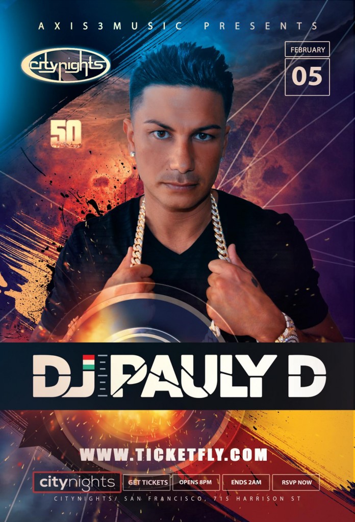 LAS VEGAS SUPER BOWL PARTIES AND TAILGATES 2024 DJ Pauly D at City Nights