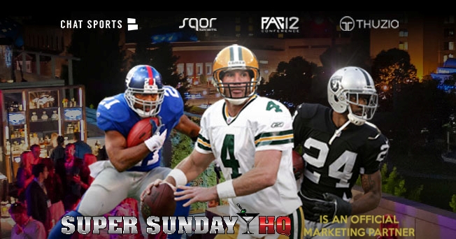 Legends of The Game Super Bowl Party Brett Favre Charles Woodson Tiki Barber SB50