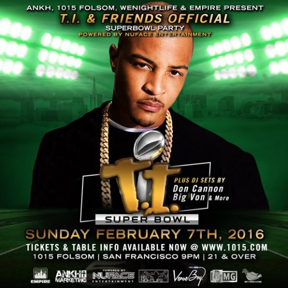 NEW ORLEANS SUPER BOWL PARTIES AND TAILGATES 2025 T.I. & FRIENDS