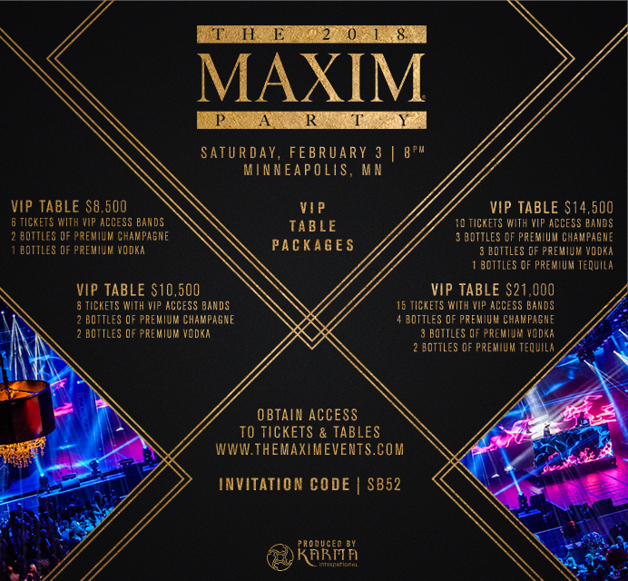 Maxim Electric Nights - Super Bowl LVI Weekend. 2022 Maxim Super Bowl Party  Tickets.