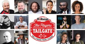 IMAGE DISTRIBUTED FOR BULLSEYE EVENT GROUP - Guy Fieri at The Players Tailgate  2022 Los Angeles party to celebrate Super Bowl LVI on Sunday, Feb 13, 2022  in Inglewood, Calif. (Peter Barreras/AP